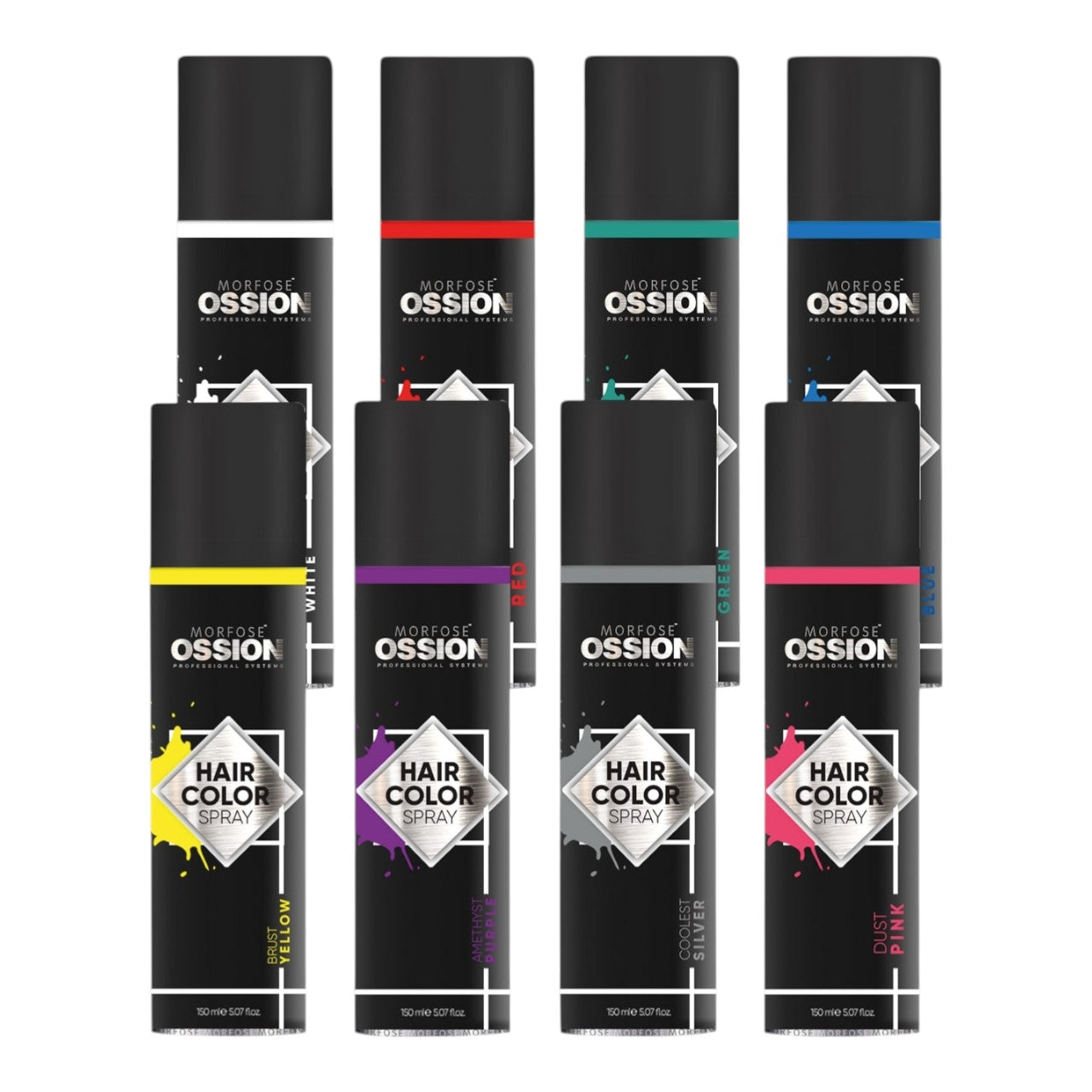 MORFOSE PROFESSIONAL SEMI PERMANENT INSTANT HAIR COLORING SPRAY