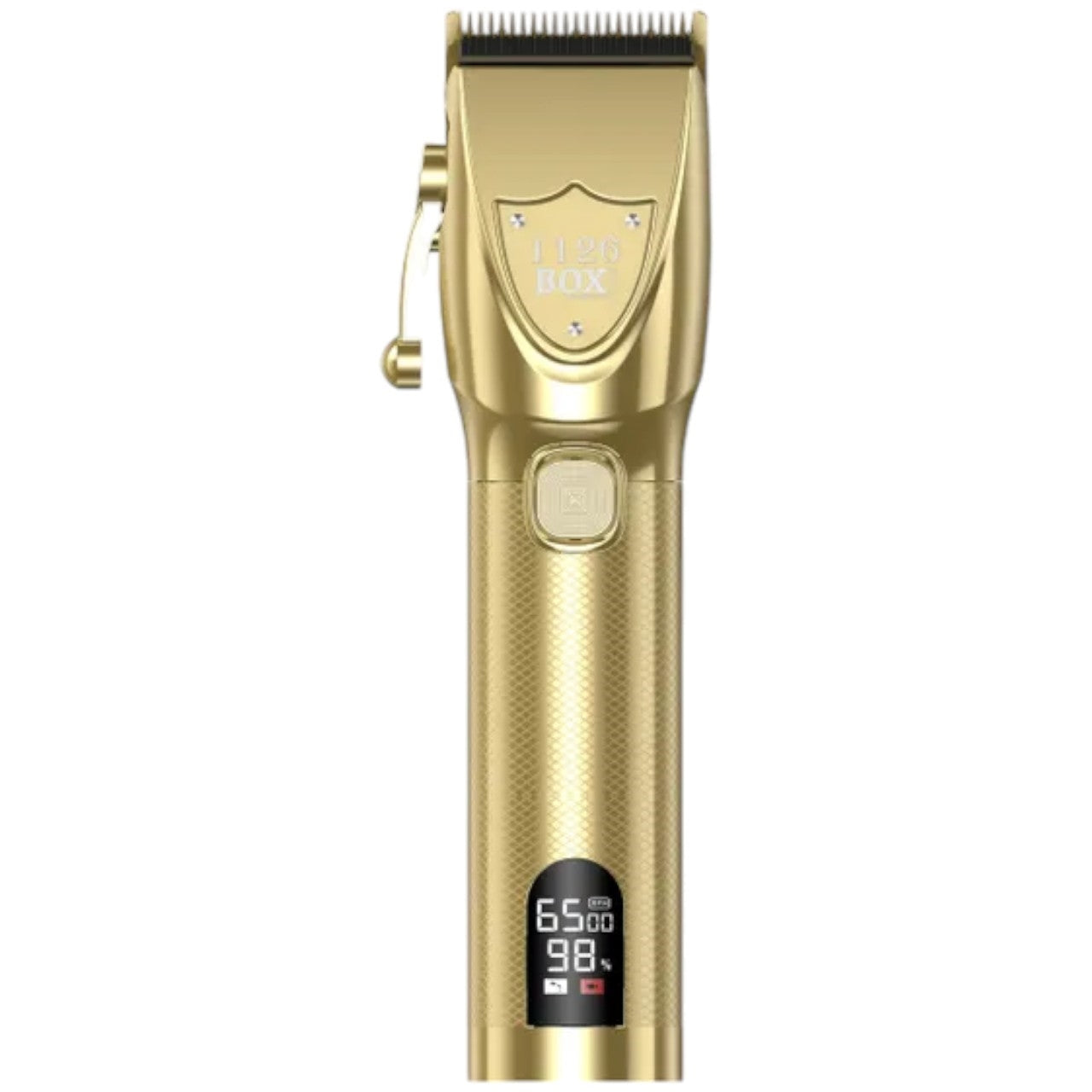 O2 BOX90210 PRO GOLD DLC Titanium Cord and Cordless Clipper